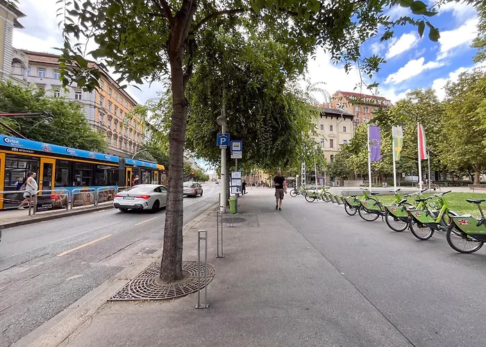 Apartmán Vintage Loft - Free Private Parking - Metro - Tram - Ac Budapešť